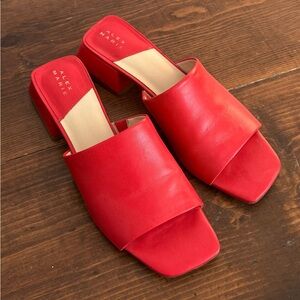 Alex Marie Bold Red Mules